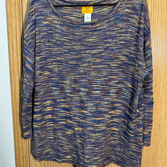 Ruby Rd. Multicolor Striped Sweater - Picture 5 of 7